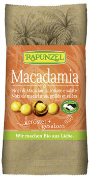 Rapunzel Macadamia-Nusskerne geröstet & gesalzen 50g