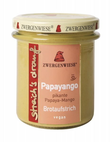 Zwergenwiese Papayango Papaya-Mango Brotaufstrich 160g