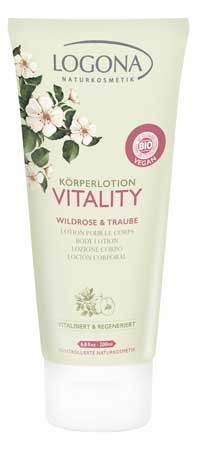 LOGONA Körperlotion VITALITY Wildrose & Traube 200ml
