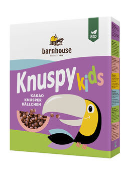 Barnhouse Knuspy Kids, Knusperbällchen Reis Kakao 250g/A