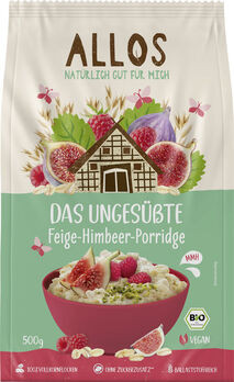 Allos Das Ungesüßte Feige-Himbeer-Porridge 500g