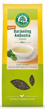 Lebensbaum Grüntee Darjeeling demeter Blatt Ambootia 50g