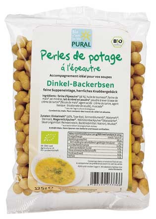 Pural Dinkelbackerbsen 125g