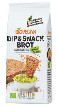 Biovegan Brotbackmischung Dip & Snack 330g