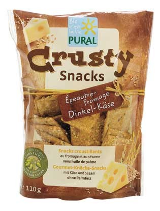 Pural Crusty Snacks Dinkel-Käse 110g