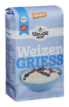 Bauckhof Weizengrieß demeter 500g/A
