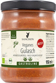 Sanchon Veganes Gulasch Gastroline 950ml
