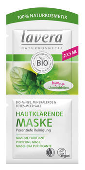 Lavera Hautklärende Reinigungsmaske Bio-Minze 10ml