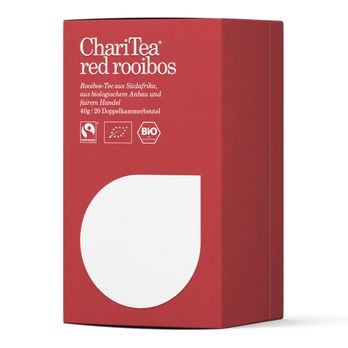 ChariTea red rooibos Doppelkammerbeutel 20 x 2g
