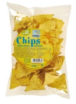 Pural Maischips Sour Cream & Onion 125g