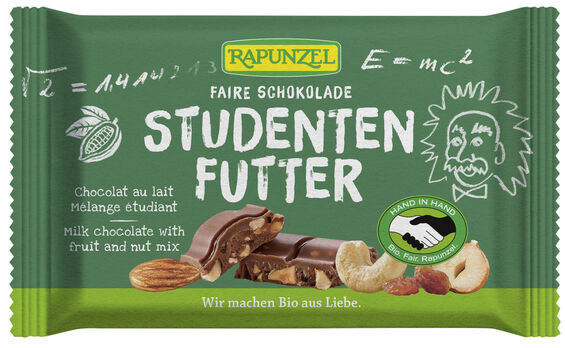 Rapunzel Studentenfutter Vollmilchschokolade HIH 100g