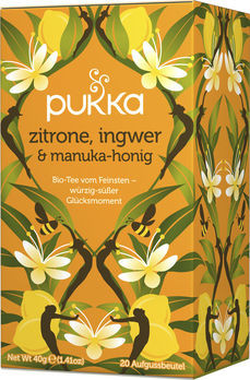 Pukka Zitrone, Ingwer & Manukahonig Tee 20 Beutel/A