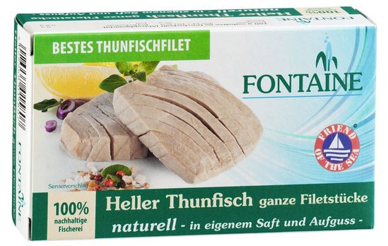 Fontaine Thunfisch (heller Thun) naturell 120g