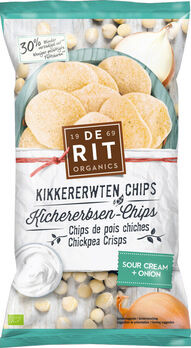 De Rit Kichererbsen-Chips Sour Cream Onion 75g