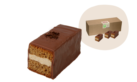 Rosengarten Cappuccino-Schnitten 16 Stück 1280g