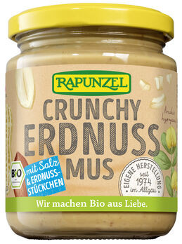 Rapunzel Erdnussmus Crunchy 250g