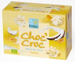 Pural Choc'Croc Cornflakes Kokos mit weißer Schokolade 100g