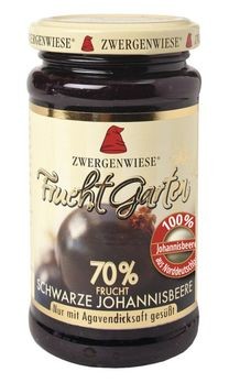 Zwergenwiese Schwarze Johannisbeere FruchtGarten 225g