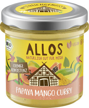 Allos Streichgenuss Papaya Mango Curry 140g