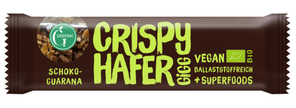 GREENIC Crispy Hafer Gigg Schoko-Guarana 35g