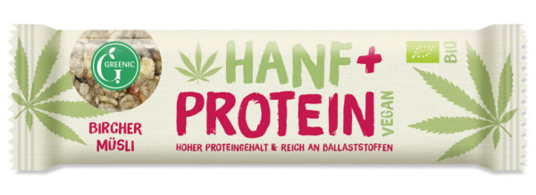 GREENIC Hanf & Protein-Riegel Bircher Müsli 35g/A