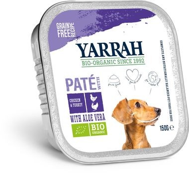 Yarrah Pate Huhn & Truthahn mit Aloe Vera 150g