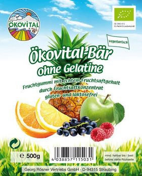 ökovital Bär, ohne Gelatine 500g/A
