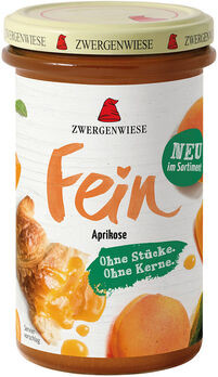 Zwergenwiese Fruchtaufstrich Fein Aprikose 280g