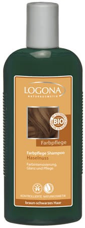 LOGONA Farbreflex Shampoo Braun-Schwarz Bio-Haselnuss 250ml
