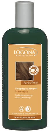 Shampoo | Shampoo Braun-Schwarz Farbreflex | Naturkost-Versand | Haare | Bio-Haselnuss LOGONA | 250ml pflegen Haare Naturkosmetik