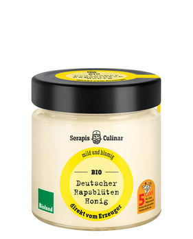 Serapis Culinar Deutscher Rapsblütenhonig 250g