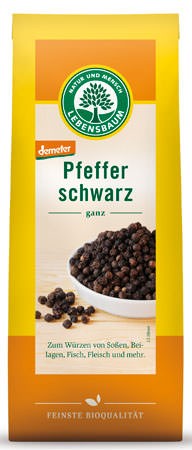 Lebensbaum Pfeffer schwarz, ganz demeter 50g