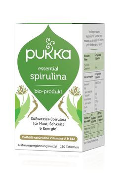 PUKKA Essential Spirulina Tabletten 150 Stück