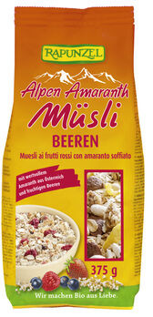 Rapunzel Alpen Amaranth Müsli Beeren 375g