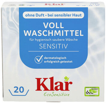 Klar Vollwaschmittel sensitiv 1,1kg