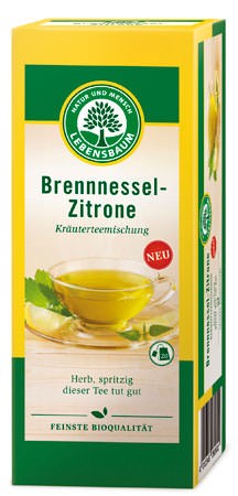 Lebensbaum Kräutertee Brennnessel Zitrone Aufgussbeutel 20 Beutel