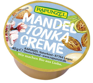 Rapunzel Mandel-Tonka Creme Portionsschale 40g/A