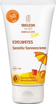 Weleda Edelweiss Sensitiv Sonnencreme LF 50 Baby & Kids 50