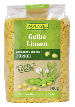 Rapunzel Gelbe Linsen 500g