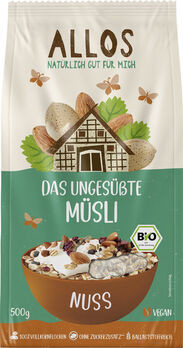 Allos Das ungesüßte Nuss-Müsli 500g