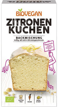 Biovegan Zitronenkuchen Backmischung 430g