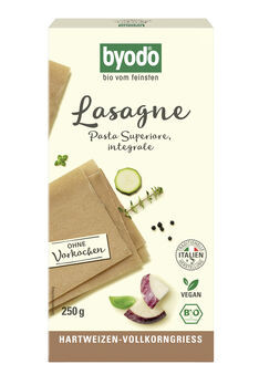 Byodo Vollkorn Lasagne, integrale 250g