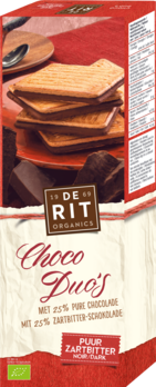 De Rit Choco Duos Zartbitter 150g