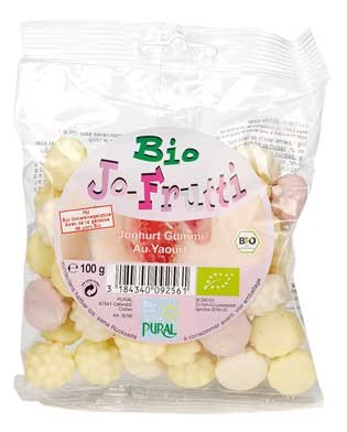 Pural Fruchtgummi Jo-Frutti, mit Joghurt 100g