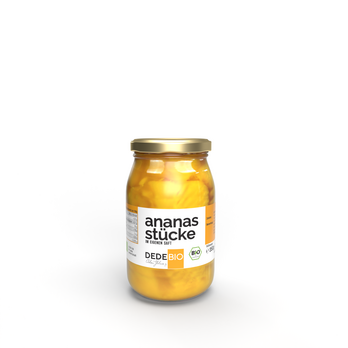 DEDEBIO Ananasstücke 350g