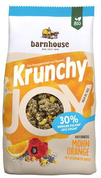 Barnhouse Krunchy Joy Mohn-Orange 375g