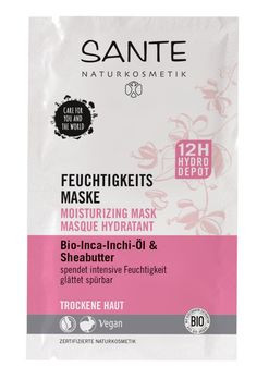 SANTE Feuchtigkeits Maske Bio-Inca-Inchi-Öl & Sheabutter 2x4ml