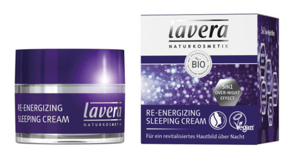 Lavera Re-Energizing Sleeping Cream 5in1 Overnight Effect 50ml