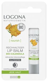 LOGONA reichhaltiger Lip Balm Bio-Calendula 4.5g