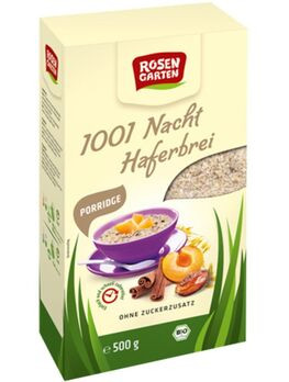 Rosengarten Porridge 1001-Nacht-Haferbrei - ungesüßt 500g/A